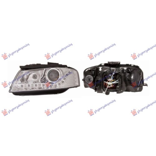 Fenerë set tipi a5 krom për AUDI A3 03-08 Fenerë set tipi a5 krom për AUDI A3 03-08