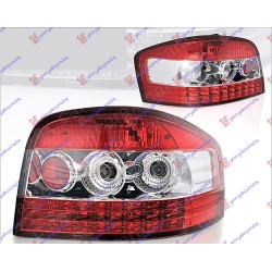 Drita stop set LED ngjyrë kuq-bardhë për AUDI A3 03-08 Drita stop set LED ngjyrë kuq-bardhë për AUDI A3 03-08