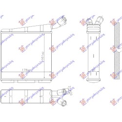 Radiator shtesë për motor 2.0 benzinë - 2.0 dizel (marsh manual/automatik) (161x178) për AUDI A3 03-08 - OEM: 1K0121212 Radiator shtesë për motor 2.0 benzinë - 2.0 dizel (marsh manual/automatik) (161x178) për AUDI A3 03-08 - OEM: 1K0121212