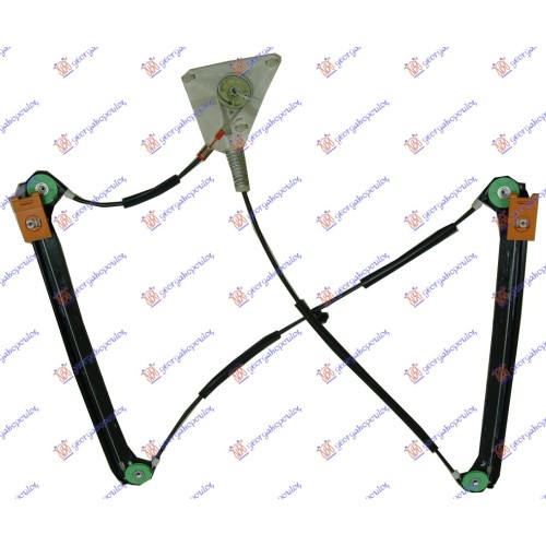 Ngritës/rregullator për dritaren e përparme 3 dyer (pa motor) për AUDI A3 03-08 - OEM: 8P3837462A