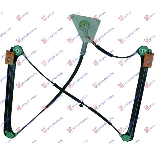 Ngritës/rregullator për dritaren e përparme 3 dyer (pa motor) për AUDI A3 03-08 - OEM: 8P3837461A