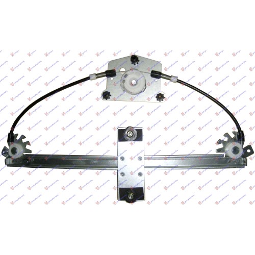Ngritës/rregullator për dritaren e pasme elektrik (pa motor) për AUDI A3 03-08 - OEM: 8P4839461A