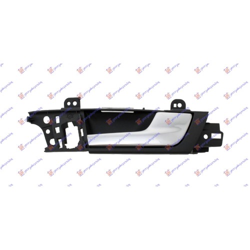 Dorezë e derës së përparme e brendshme argjendtë/e zezë për AUDI A3 03-08 - OEM: 8P4837020E7PE Dorezë e derës së përparme e brendshme argjendtë/e zezë për AUDI A3 03-08 - OEM: 8P4837020E7PE