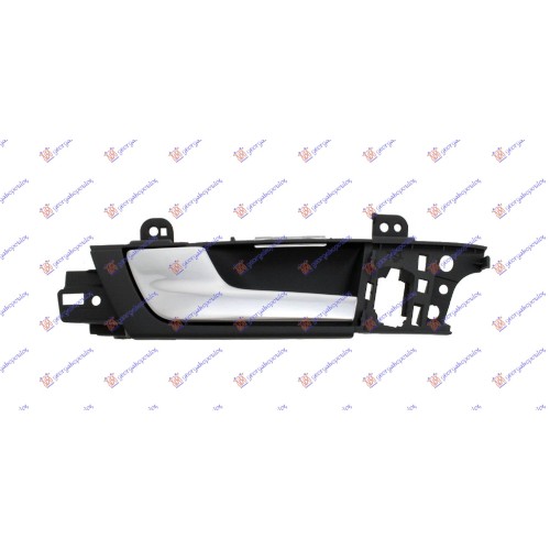Dorezë e derës së përparme e brendshme argjendtë/e zezë për AUDI A3 03-08 - OEM: 8P4837019E7PE Dorezë e derës së përparme e brendshme argjendtë/e zezë për AUDI A3 03-08 - OEM: 8P4837019E7PE