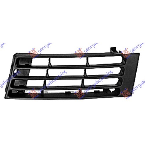 Grilë në parakolpin e përparmë 1999- për AUDI A4 94-00 - OEM: 8D0807345AB3FZ