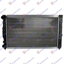 Radiator për motor benzinë/dizel-1.9TDi (marsh automatik) (me/pa kondicioner) (63x41) (MAHLE BEHR) për AUDI A4 94-00 - OEM: 8D0121251BH