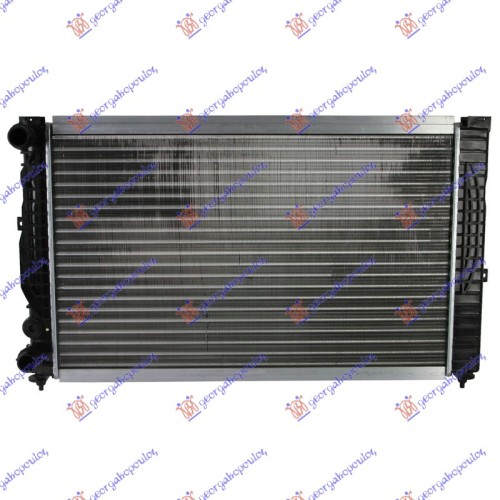 Radiator për motor benzinë/dizel-1.9TDi (marsh automatik) (me/pa kondicioner) (63x41) (MAHLE BEHR) për AUDI A4 94-00 - OEM: 8D0121251BH