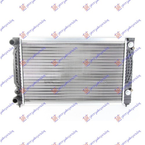 Radiator për motor benzinë/dizel-1.9TDi (marsh automatik) (me/pa kondicioner) (63x41) për AUDI A4 94-00 - OEM: 8D0121251BE