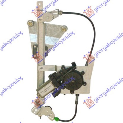 Ngritës/rregullator për dritaren e pasme elektrik (А cilësi) për AUDI A4 94-00 - OEM: 8D0839461
