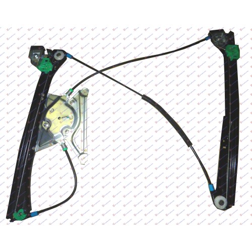 Ngritës/rregullator për dritaren e përparme elektrik (pa motor) për AUDI A4 94-00 - OEM: 8D0837461B