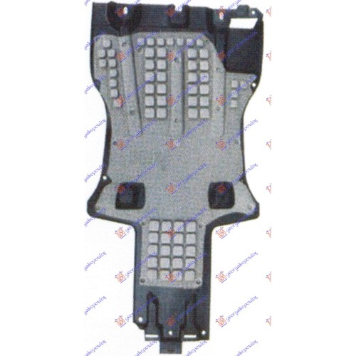Mbrojtje/kapak nën motor (qendrore) për AUDI Q7 06-09 - OEM: 7L8825231 Mbrojtje/kapak nën motor (qendrore) për AUDI Q7 06-09 - OEM: 7L8825231