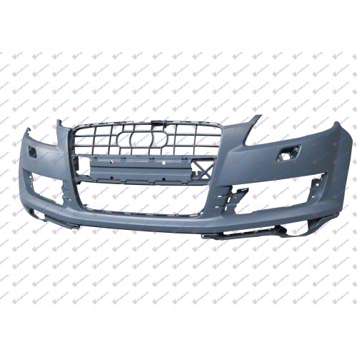 Parakolpi i përparmë (gati për ngjyrosje) (me hapje për spërkatëse) për AUDI Q7 06-09 - OEM: 4L0807233 Parakolpi i përparmë (gati për ngjyrosje) (me hapje për spërkatëse) për AUDI Q7 06-09 - OEM: 4L0807233