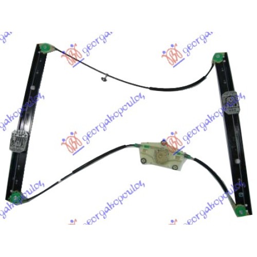 Ngritës/rregullator për dritaren e përparme elektrik (pa motor) për AUDI Q7 06-09 - OEM: 4L0837462A