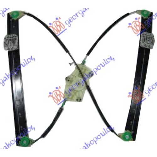Ngritës/rregullator për dritaren e pasme elektrik (pa motor) për AUDI Q7 06-09 - OEM: 4L0839461A