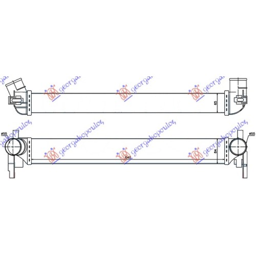 Interkuler 1.2/1.6 TDi dizel (640x82x64) për AUDI A1 14-18 - OEM: 6R0145805 Interkuler 1.2/1.6 TDi dizel (640x82x64) për AUDI A1 14-18 - OEM: 6R0145805
