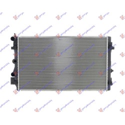 Radiator për motor 1.4TSi/GTI/RS/CUPRA-1.6/2.0TDi (650x410) për AUDI A1 14-18 - OEM: 6R0121253D Radiator për motor 1.4TSi/GTI/RS/CUPRA-1.6/2.0TDi (650x410) për AUDI A1 14-18 - OEM: 6R0121253D