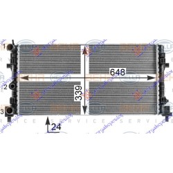 Radiator për motor 1.2-1.6 12/16V-1.2-TDi (65x34) (MAHLE BEHR) për AUDI A1 14-18 - OEM: 6Q0121201BT Radiator për motor 1.2-1.6 12/16V-1.2-TDi (65x34) (MAHLE BEHR) për AUDI A1 14-18 - OEM: 6Q0121201BT