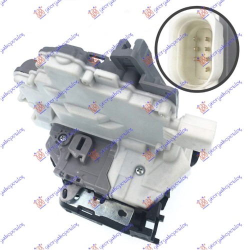 Bravë për derën e përparme (mbyllje qendrore) (7 pinë) (А cilësi) për AUDI A4 11-15 - OEM: 3C1837016A