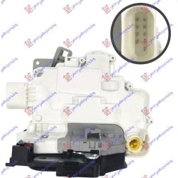 Bravë për derën e përparme (mbyllje qendrore) (9 pinë) (А cilësi) për AUDI A4 11-15 - OEM: 3C1837015A