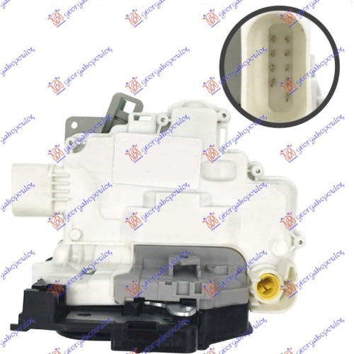 Bravë për derën e përparme (mbyllje qendrore) (9 pinë) (А cilësi) për AUDI A4 11-15 - OEM: 3C1837015A