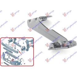 Mbajtës shinë/bazë për parakolpin i përparmë për AUDI A4 07-11 - OEM: 8K0807333A Mbajtës shinë/bazë për parakolpin i përparmë për AUDI A4 07-11 - OEM: 8K0807333A