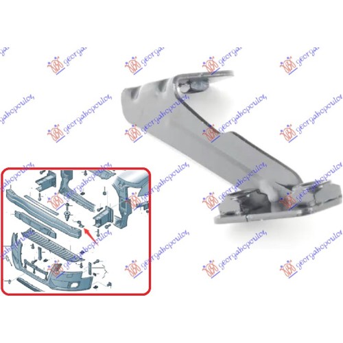 Mbajtës shinë/bazë për parakolpin i përparmë për AUDI A4 07-11 - OEM: 8K0807333A Mbajtës shinë/bazë për parakolpin i përparmë për AUDI A4 07-11 - OEM: 8K0807333A