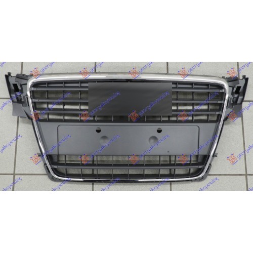 Maskë pvc/grilë komplet (kornizë krom) për AUDI A4 07-11 - OEM: 8K08536511QP