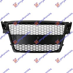 Maskë pvc/grilë (rspamje) me ngjyrë të zezë për AUDI A4 07-11 Maskë pvc/grilë (rspamje) me ngjyrë të zezë për AUDI A4 07-11
