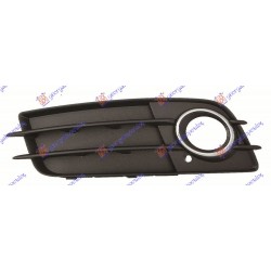 Grilë në parakolpin e përparmë (me hapje për drita të mjegullës) (s-line) për AUDI A4 07-11 - OEM: 8K0807681C01C