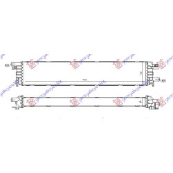 Radiator shtesë për motor 3.0TFSi/S5 benzinë (720x135x52) për AUDI A4 11-15 - OEM: 8K0145804B Radiator shtesë për motor 3.0TFSi/S5 benzinë (720x135x52) për AUDI A4 11-15 - OEM: 8K0145804B