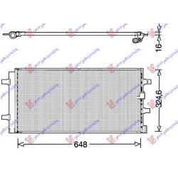 Radiator i kondicionerit benzinë/dizel (650x325x16) për AUDI A4 11-15 - OEM: 4G0260403N Radiator i kondicionerit benzinë/dizel (650x325x16) për AUDI A4 11-15 - OEM: 4G0260403N