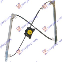 Ngritës/rregullator për dritaren e përparme elektrik (pa motor) (А cilësi) për AUDI A4 11-15 - OEM: 8K0837462