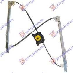 Ngritës/rregullator për dritaren e përparme elektrik (pa motor) (А cilësi) për AUDI A4 11-15 - OEM: 8K0837461