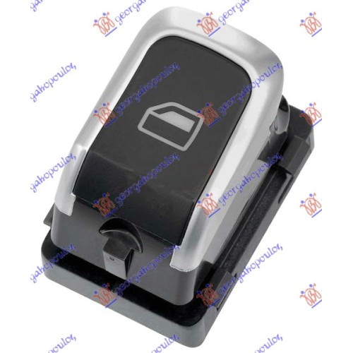 Ndërprerës në derën e përparme/pasme (4 pinë) (krom/e zezë) për AUDI A1 14-18 - OEM: 4H0959855A Ndërprerës në derën e përparme/pasme (4 pinë) (krom/e zezë) për AUDI A1 14-18 - OEM: 4H0959855A