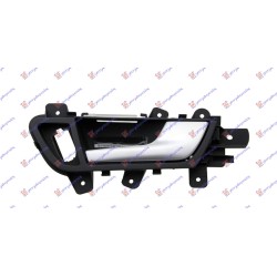 Dorezë e derës së përparme e brendshme (argjendtë e zezë) për AUDI A4 11-15 - OEM: 8K0837020A7PE