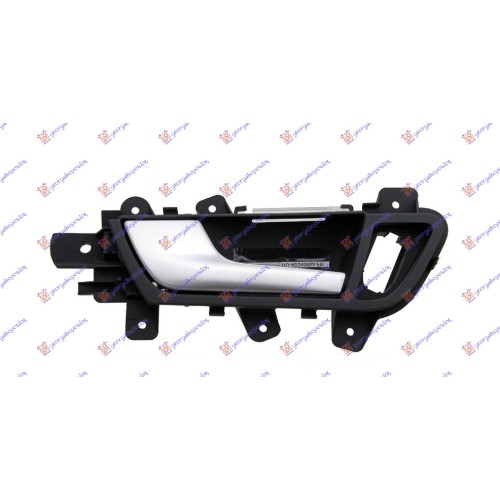 Dorezë e derës së përparme e brendshme (argjendtë e zezë) për AUDI A4 11-15 - OEM: 8K0837019A7PE