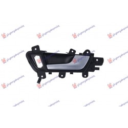 Dorezë për derën e pasme e brendshme (argjendtë dhe me ngjyrë të zezë) për AUDI A4 11-15 - OEM: 8K0839020A7PE Dorezë për derën e pasme e brendshme (argjendtë dhe me ngjyrë të zezë) për AUDI A4 11-15 - OEM: 8K0839020A7PE
