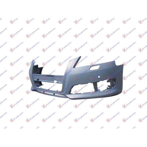 Parakolpi i përparmë (gati për ngjyrosje) (me hapje për sensorë parkimi) + me spërkatëse) për AUDI A3 08-12 - OEM: 8P0807105HGRU