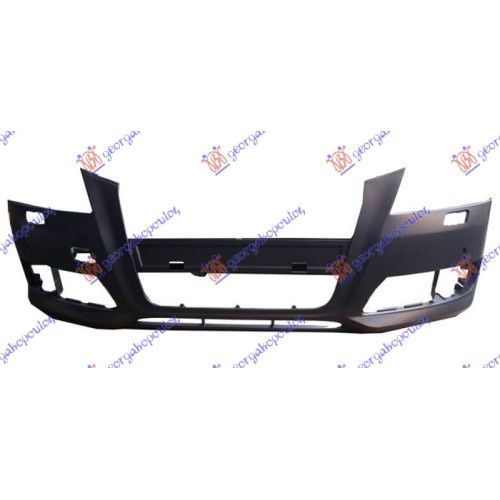 Parakolpi i përparmë (gati për ngjyrosje) (me hapje për sensorë parkimi) + spërkatëse) (europian) për AUDI A3 08-12 - OEM: 8P0807105H GRU