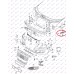 Shtërngues/mbajtës në parakolpin e përparmë plastik për AUDI A3 08-12 - OEM: 8P0807184B