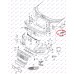 Shtërngues/mbajtës në parakolpin e përparmë plastik për AUDI A3 08-12 - OEM: 8P0807183B