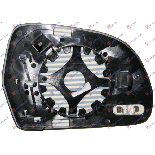 Xham për pasqyrë me ngrohje -10 (xham asferik) për AUDI A4 07-11 - OEM: 8T0857535C
