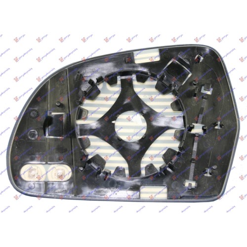 Xham për pasqyrë me ngrohje 10- (xham i lakuar) për AUDI A4 11-15 - OEM: 8K0857536F