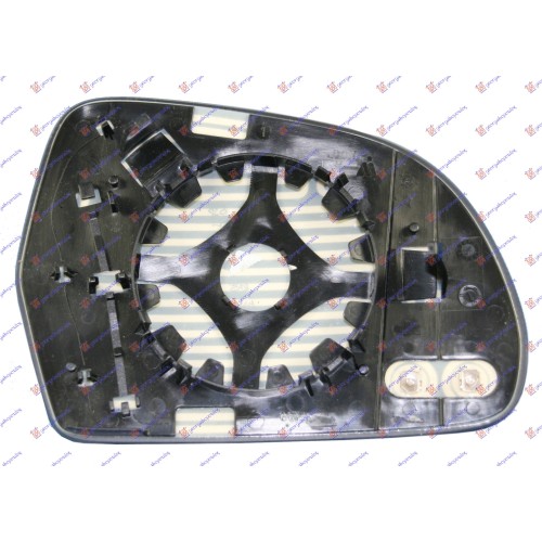 Xham për pasqyrë me ngrohje 10- (xham asferik) për AUDI A4 11-15 - OEM: 8K0857535F