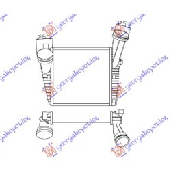Interkuler 3.0TDi dizel (286x292x50) (F66/54) për AUDI Q7 06-09 - OEM: 7L6145804 Interkuler 3.0TDi dizel (286x292x50) (F66/54) për AUDI Q7 06-09 - OEM: 7L6145804