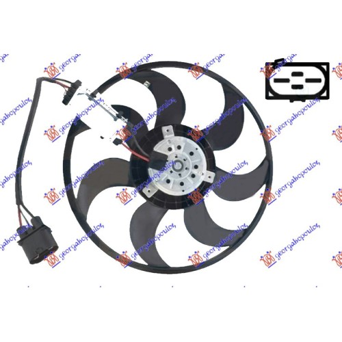 Ventilator (Motor + helikë) benzinë/dizel (420mm) (420W) për AUDI Q7 09-15 - OEM: 7L0959455G Ventilator (Motor + helikë) benzinë/dizel (420mm) (420W) për AUDI Q7 09-15 - OEM: 7L0959455G