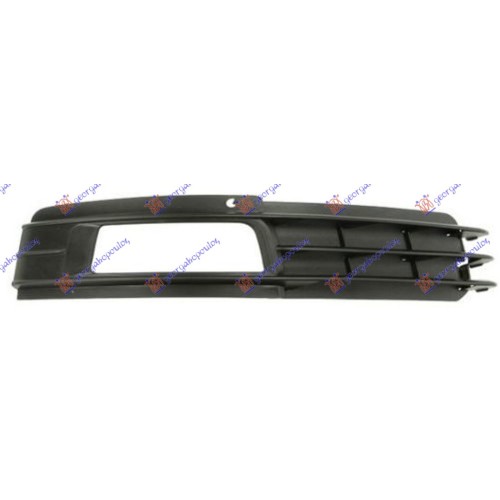 Grilë në parakolpin e përparmë (me hapje për drita të mjegullës) për AUDI A6 08-10 - OEM: 4F0807682P