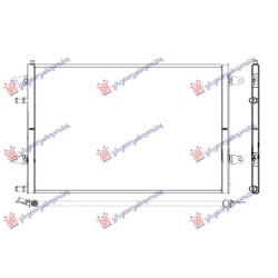 Radiator shtesë për motor 3.0 TFSi benzinë (615x430x16) për AUDI A6 08-10 - OEM: 4F0145804K