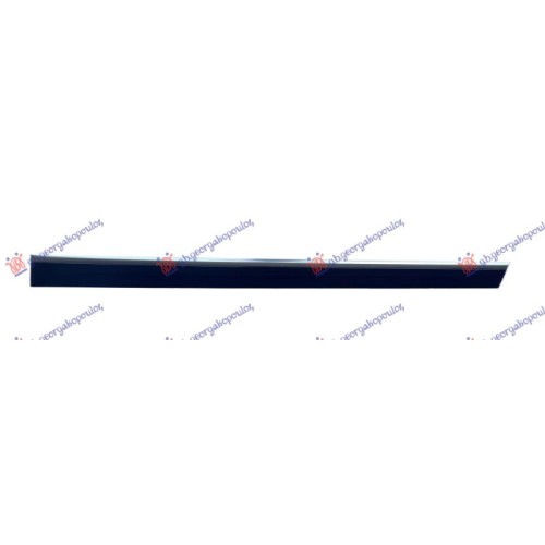 Shirit në derën e përparme me shkëlqim me ngjyrë të zezë për AUDI A6 04-08 - OEM: 4F0853959J
