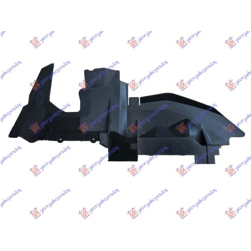 Mbajtës për radiatorin për motor plastik vertikal për AUDI Q7 09-15 - OEM: 4L0121284